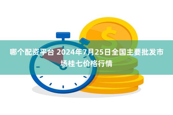 哪个配资平台 2024年7月25日全国主要批发市场桂七价