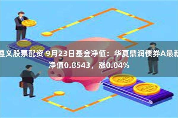 遵义股票配资 9月23日基金净值：华夏鼎润债券A最新净值0.8543，涨0.04%