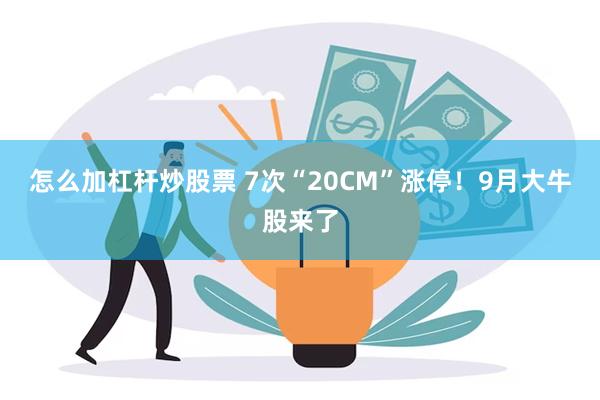 怎么加杠杆炒股票 7次“20CM”涨停！9月大牛股来了