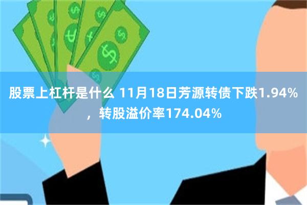 股票上杠杆是什么 11月18日芳源转债下跌1.94%，转股溢价率174.04%