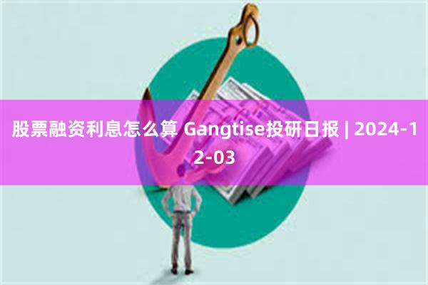 股票融资利息怎么算 Gangtise投研日报 | 2024-12-03