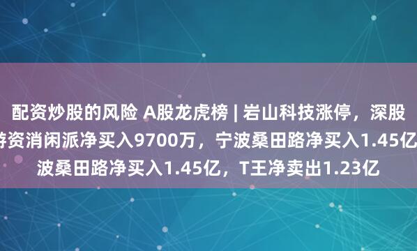 配资炒股的风险 A股龙虎榜 | 岩山科技涨停，深股通净买入2.22亿！游资消闲派净买入9700万，宁波桑田路净买入1.45亿，T王净卖出1.23亿